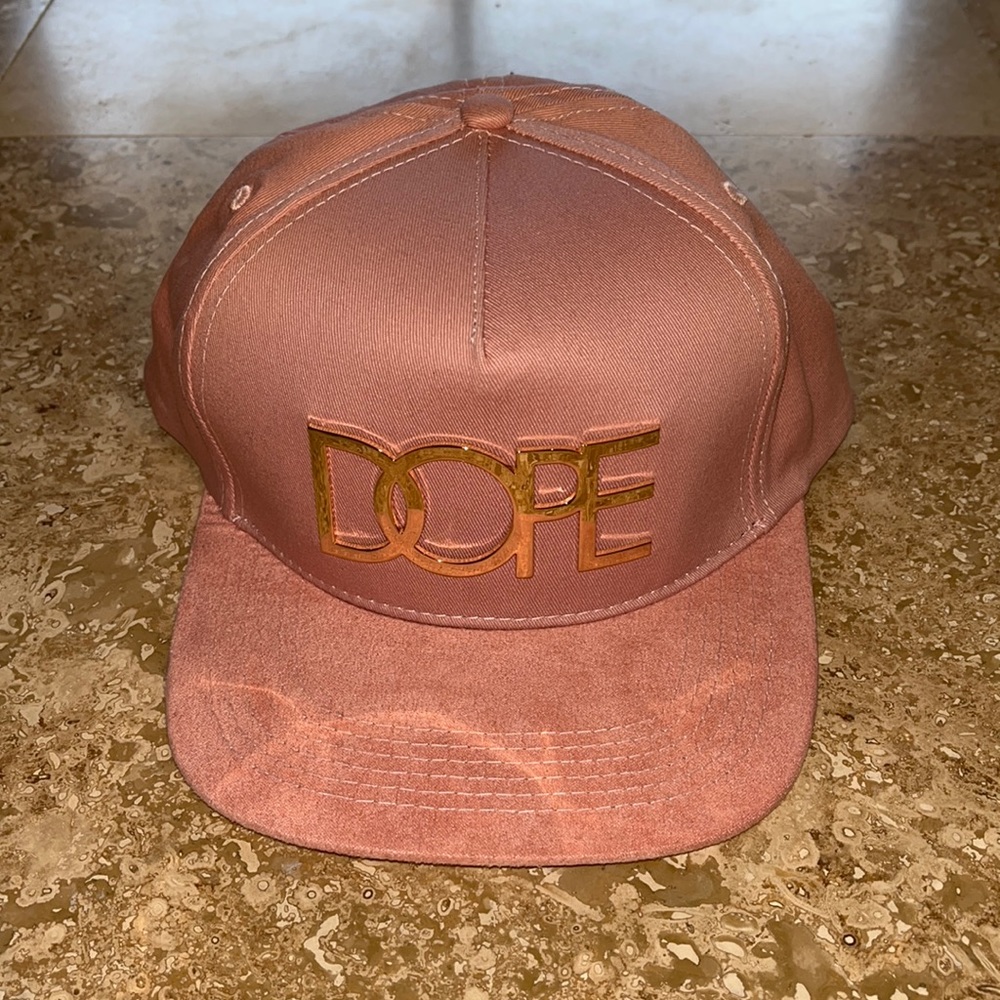 DOPE Suede Brim 24K Snapback Hat